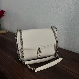 Kate Spade Purse - White Locket Crossbody Leather Bag